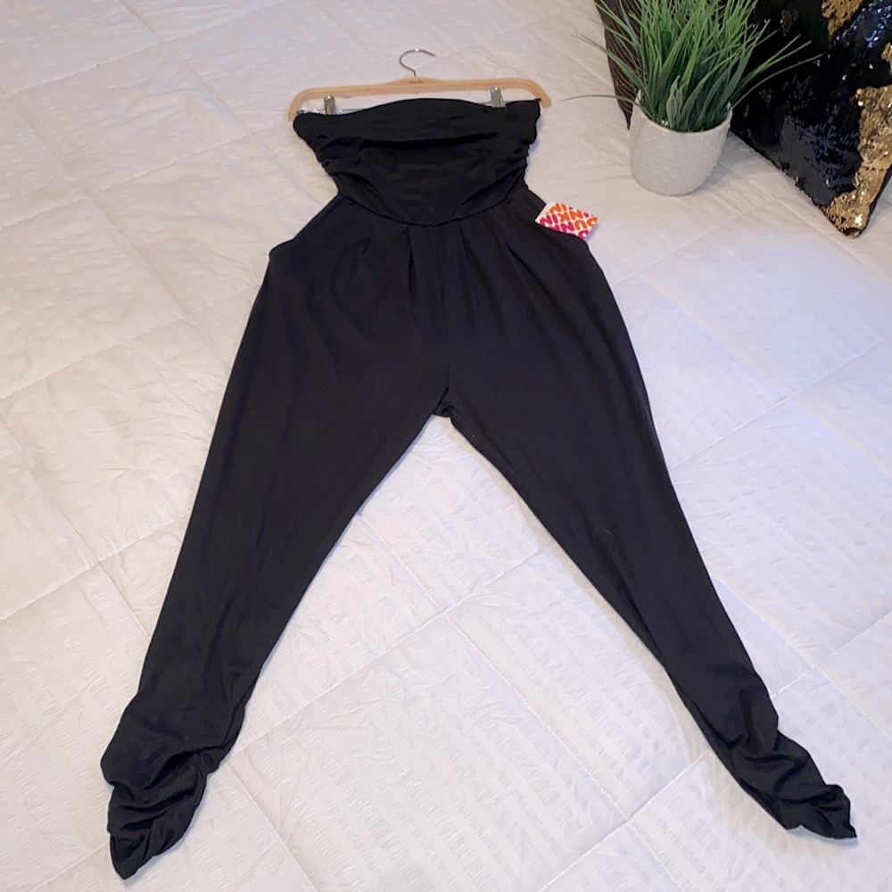 Papaya Strapless Jumpsuit